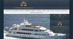 Desktop Screenshot of ionianprincess.com